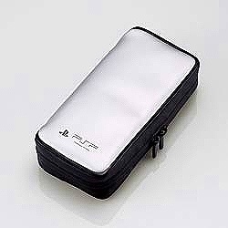 PSP用ゲームケース[衝撃吸収タイプ] シルバー【PSP-1000/2000/3000 