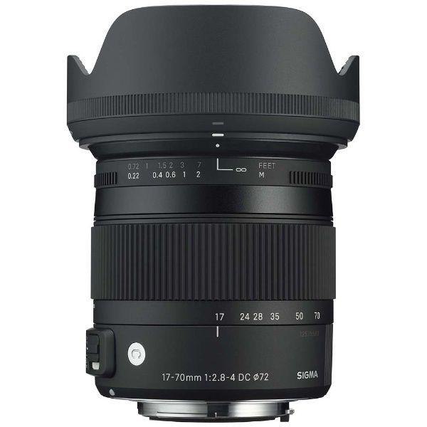 カメラレンズ 17-70mm F2.8-4 DC MACRO OS HSM APS-C用 2013モデル Contemporary ブラック  [キヤノンEF /ズームレンズ]