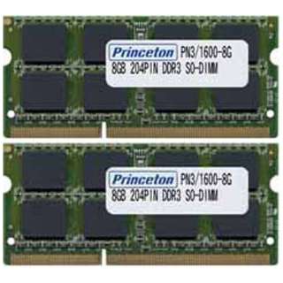 yMacBook ProΉzPC3-12800iDDR3-1600jΉm[gubNpW[ DDR3 SDRAM S.O.DIMMi8GBE2j@PAN3/1600-8GX2 [݃[]