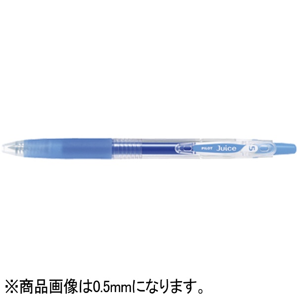 ゲルインキボールペン ジュース 日本最大級の品揃え 定番から日本未入荷 ボール径:超極細0.38mm アクアブルー LJU-10UF-AL