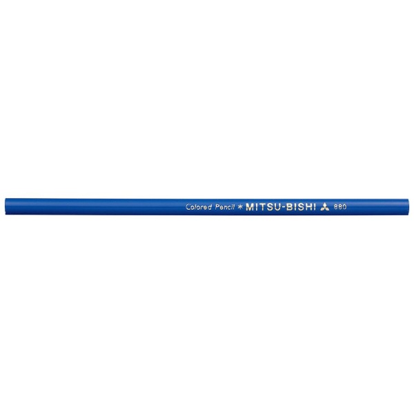 色鉛筆 880 単色 ぐんじょう色 K880.9 三菱鉛筆｜MITSUBISHI PENCIL