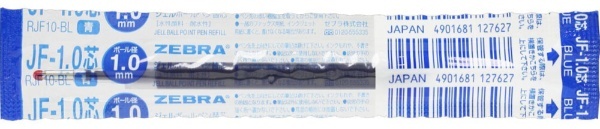 サラサ用 ジェルボールペン替芯 JF-1.0芯 青 RJF10-BL [1.0mm /ゲルインク] ゼブラ｜ZEBRA 通販