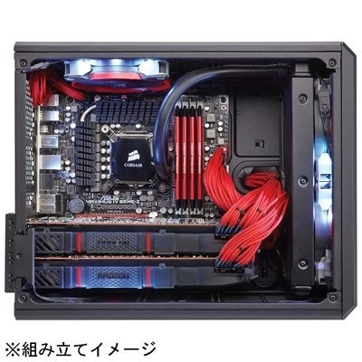 Micro ATX／Mini ITX対応キューブPCケース Air 240 （電源なし・ブラック） CC-9011070-WW  CORSAIR｜コルセア 通販 | ビックカメラ.com