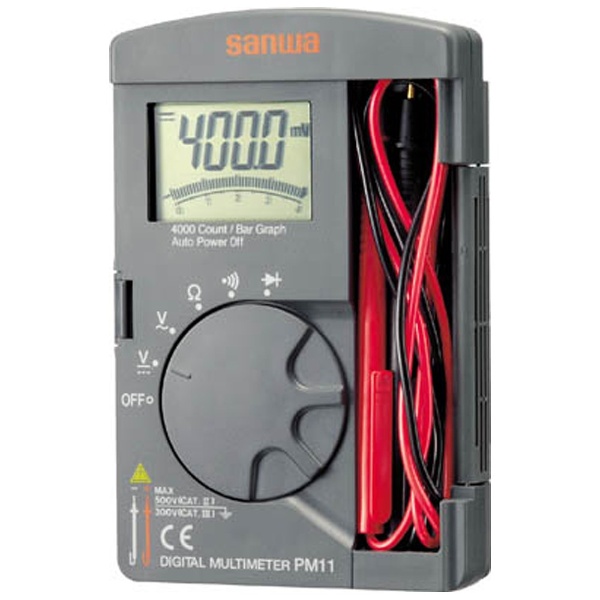 ポケット型デジタルマルチメータ PM11 三和電気計器｜sanwa 通販