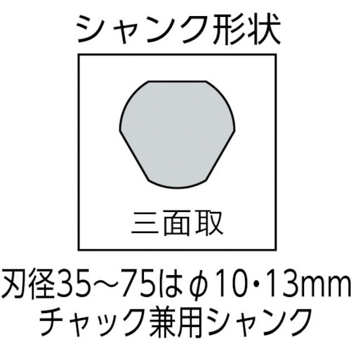 超硬ホールソー メタコアトリプル（ツバ無し）27mm MCTR27TN ユニカ