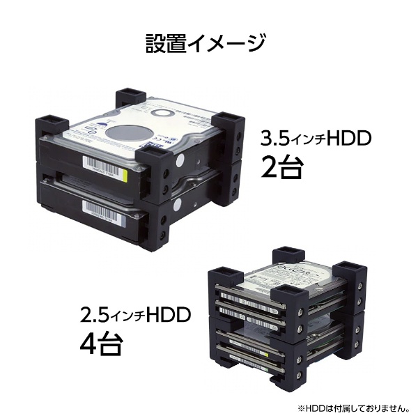 裸族のビキニ 3.5＆2.5インチ SATA/IDE HDD用スタンドキット CRBK2