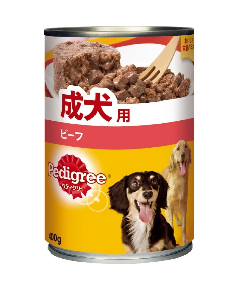 Pedigree（ペディグリー）缶 成犬用 ビーフ 400g マースジャパン
