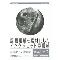 インクジェット専用紙 DEEP PV（A4・5枚・かきた） DPVA4K-1005 竹尾｜TAKEO 通販