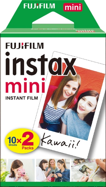 カメラ フィルムカメラ チェキ インスタントフィルム カラー instax mini [10枚 /2パック 