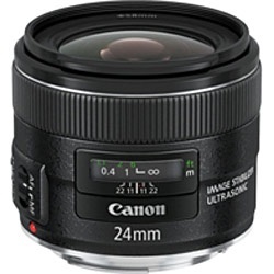 CANON EF24mm F2.8 IS USM 単焦点レンズ