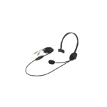 耳机黑色BSHSH05BK[φ3.5mm小插头/一个耳朵/头带型]