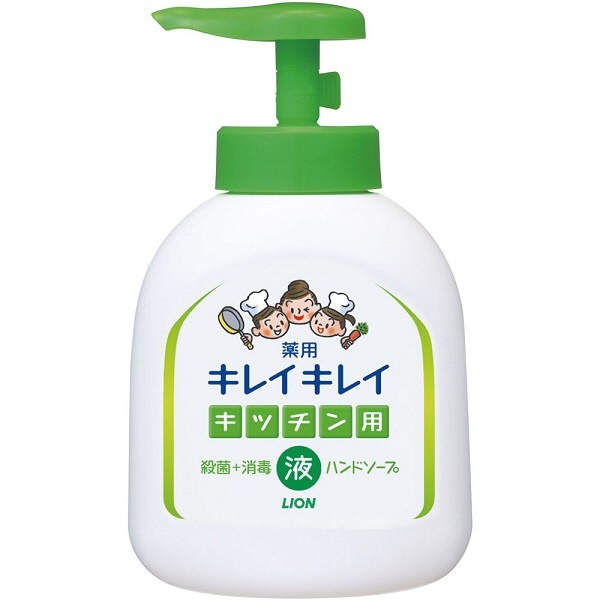 キレイキレイ 薬用キッチン液体ハンドソープ 本体 250ml〔ハンドソープ〕 液体 LION｜ライオン 通販 | ビックカメラ.com