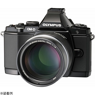 カメラレンズ ED 75mm F1.8 M.ZUIKO DIGITAL（ズイコーデジタル） ブラック [マイクロフォーサーズ /単焦点レンズ]