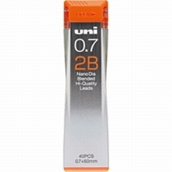 爆安 シャープ替芯 ユニ ナノダイヤ U07202ND2B 硬度：2B 無料 芯径：0.7mm