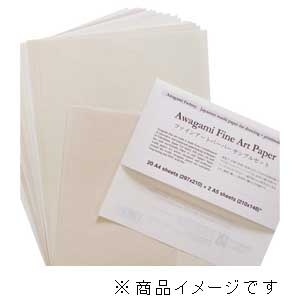 アワガミインクジェットペーパー 阿波紙サンプルパック （A4サイズ・18枚） 02277 アワガミファクトリー｜Awagami Factory 通販 