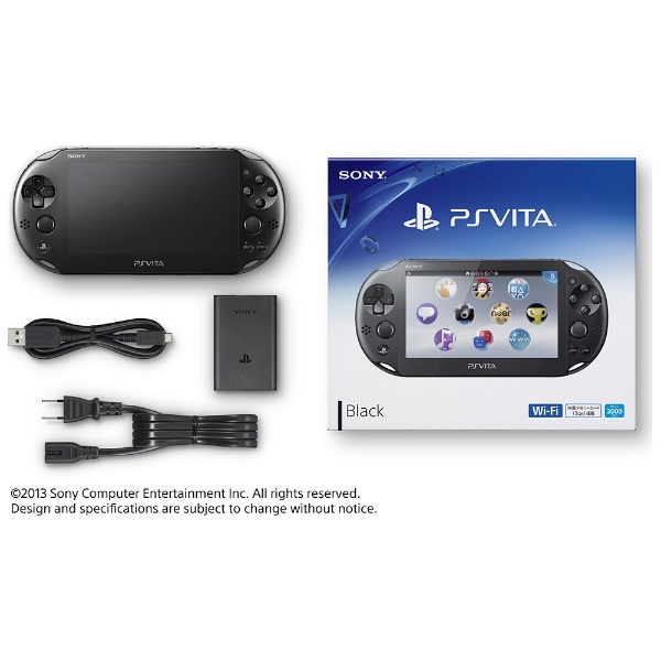 PlayStation Vita (プレイステーション・ヴィータ） Wi-Fiモデル PCH-2000 ブラック [ゲーム機本体]