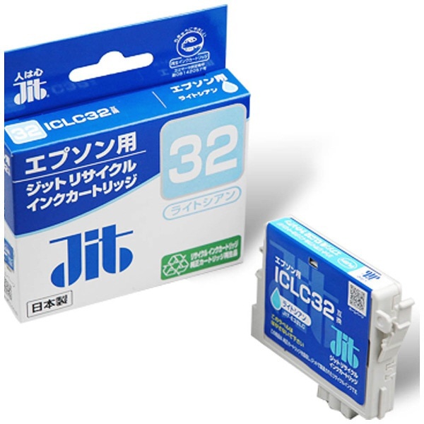 JIT-E32LC 男女兼用 与え リサイクルインクカートリッジ ライトシアン