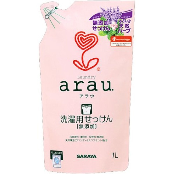 arau(アラウ)洗濯用せっけん （1000ml）〔衣類洗剤〕 サラヤ｜saraya 通販 | ビックカメラ.com