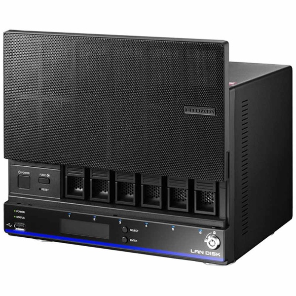 NASサーバー（6ドライブ）拡張ボリューム採用モデル LAN DISC（ランディスク）H HDL6-H24 [24TB]