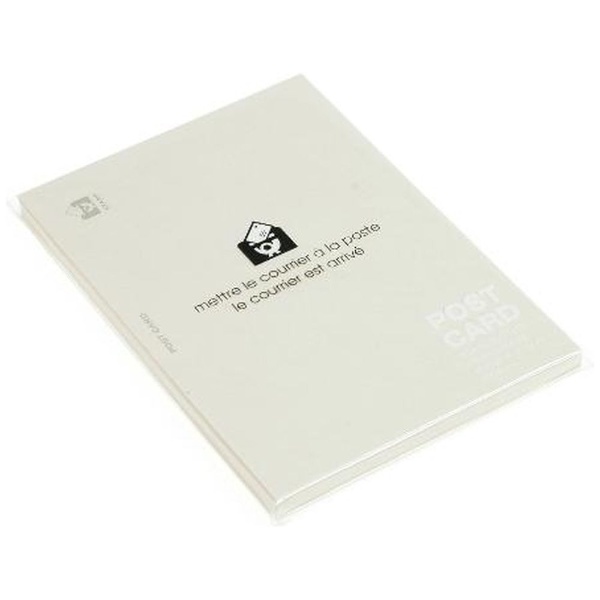 〔ポストカード〕 無地 新作製品 世界最高品質人気 PASTEL はがきサイズ デポー アイボリー 0001-PC2-P-08 50枚