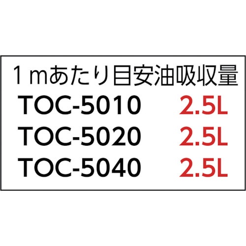オイルキャッチャー 500mm幅X20m 油用 TOC5020 トラスコ中山｜TRUSCO