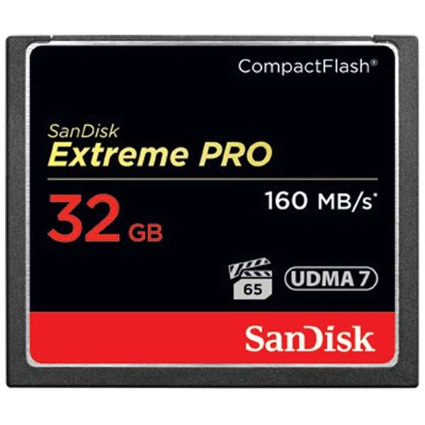 コンパクトフラッシュ ExtremePRO（エクストリームプロ） SDCFXPS-032G-J61 [32GB] サンディスク｜SanDisk