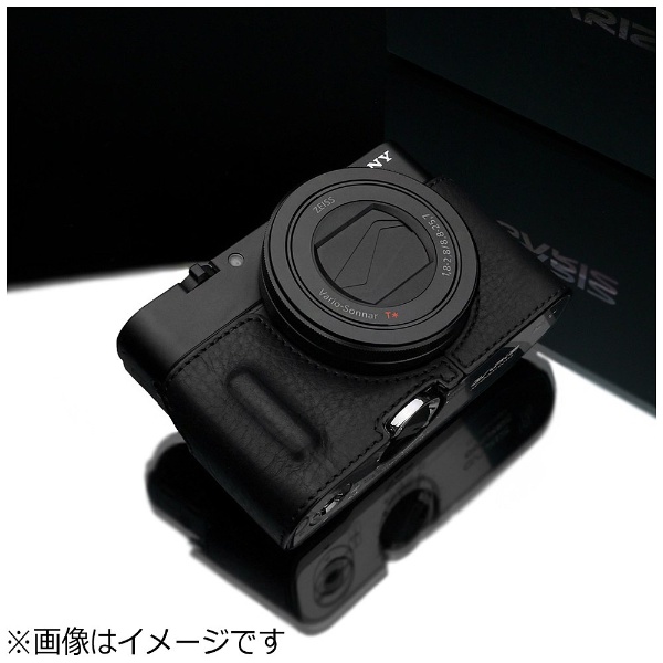 本革カメラケース 【ソニー RX100MIII/RX100MII/RX100用】（ブラック 