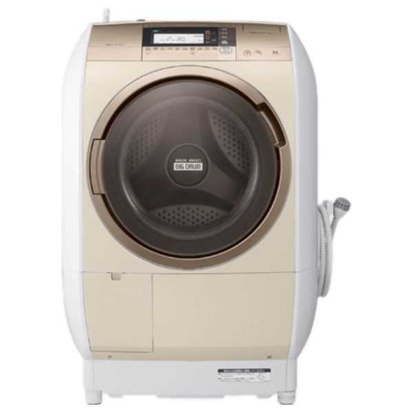 BD-V9700L-N ドラム式洗濯乾燥機 ビッグドラム シャンパン [洗濯10.0kg /乾燥6.0kg /ヒーター乾燥 /左開き]