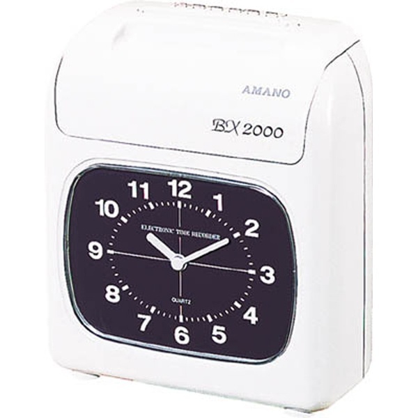 BX2000 タイムレコーダー 電子タイムレコーダー ホワイト アマノ｜AMANO 通販