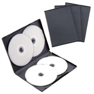 Dvdケース 4枚収納 3 ブラック Dvd A006 3bk ロアス Loas 通販