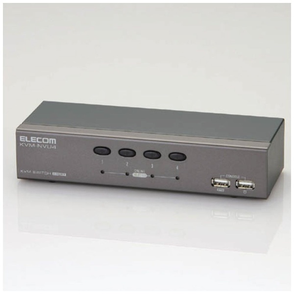 エレコム USB2.0対応 切替器(USS2-W4)