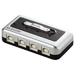 USB切替器 USB 2.0/1.1準拠 シルバー U2SW-T4 [4入力 /1出力 /自動] エレコム｜ELECOM 通販 | ビックカメラ.com