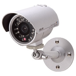 【屋外用】赤外線投光器内蔵防水型カラーカメラ　SEC-G730 【処分品の為、外装不良による返品・交換不可】