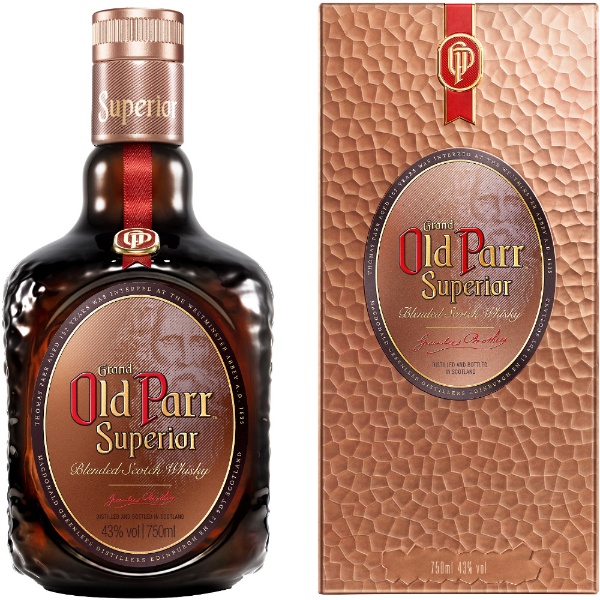750 ml [whiskey] of Old Parr superior whiskey mail orders