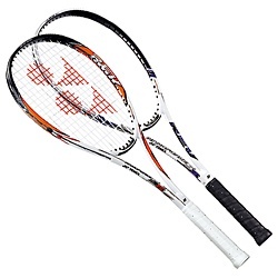 軟式テニスラケット ナノフォース5Sレブ(ホワイト&ブルー/グリップサイズ:UL1)NF5SR【フレームのみ】