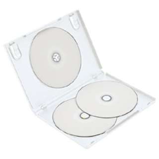 Dvdケース 2枚収納 3 ホワイト Dvd Na005 3w ロアス Loas 通販
