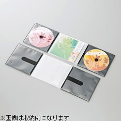 DVD/CD対応 スリム収納ソフトケース トールケースサイズ 1枚収納×30 