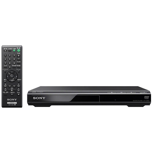 格安 DVP-SR20 DVDプレーヤー 再生専用 ブラック 新作アイテム毎日更新