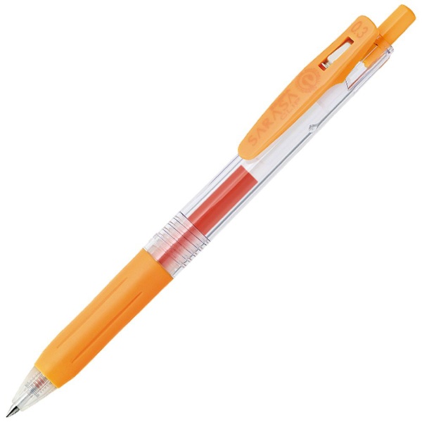 SARASA CLIP(サラサクリップ) ボールペン オレンジ(インク色：オレンジ