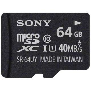 microSDXCJ[h SR-UYAV[Y SR-64UYA [64GB /Class10]