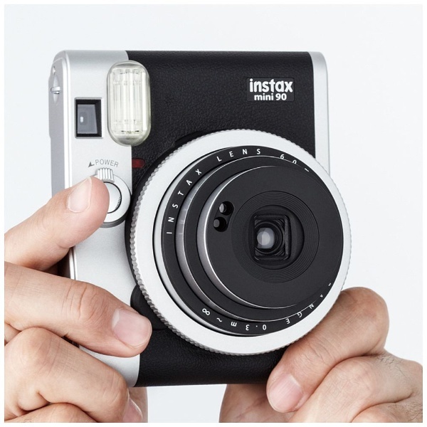 FUJIFILM インスタントカメラ チェキ instax mini 90 ネオクラシック ブラック INS MINI 90 NC - 4