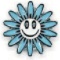 支持iPhone/iPad/iPad mini/iPod touch的铝·家按钮封条微笑符号动机"Daisy"(蓝色)[Sinra Design Works]SH-IPDA-BL
