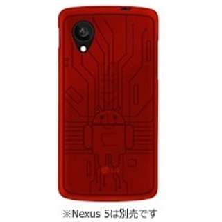 Nexus 5p@Cruzerlite Bugdroid Circuit Case ibhj@NEXUS5-CIRCUIT-RED
