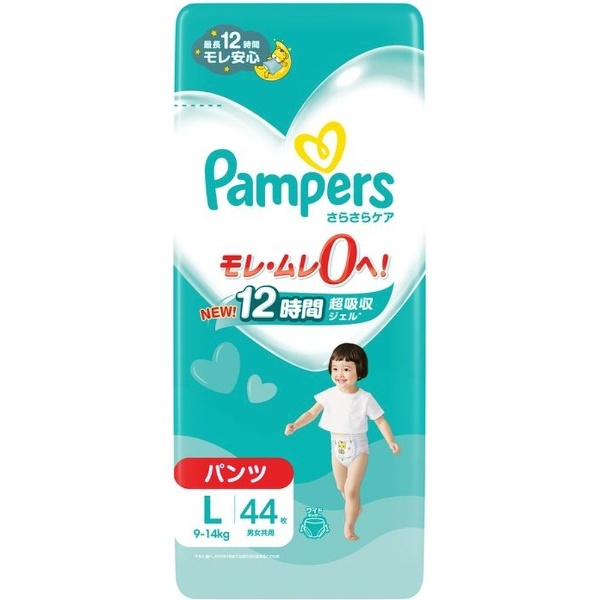 Pampers(パンパース) さらさらケア パンツタイプ スーパージャンボ Lサイズ 44枚〔おむつ〕 PG｜ピーアンドジー 通販 |  ビックカメラ.com