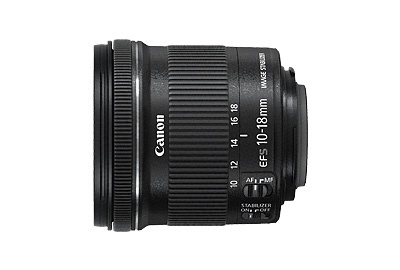 美品　広角レンズ　Canon EF-S10-18F4.5-5.6 IS STM