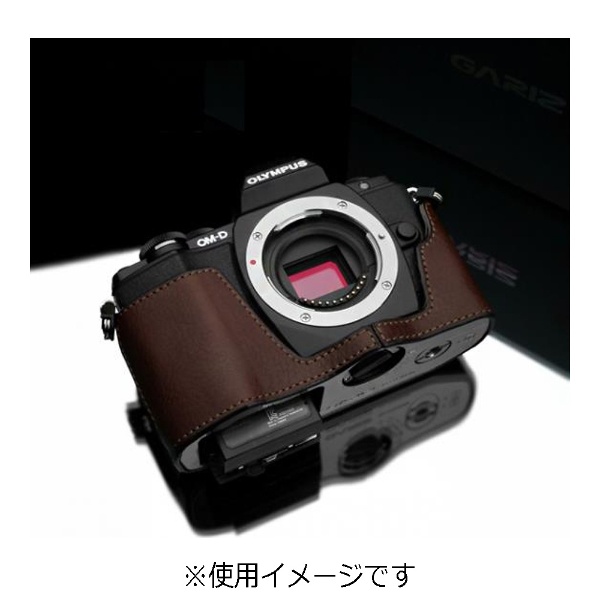 本革カメラケース 【オリンパス OM-D E-M1用】（ブラウン） XS-CHEM1BR 
