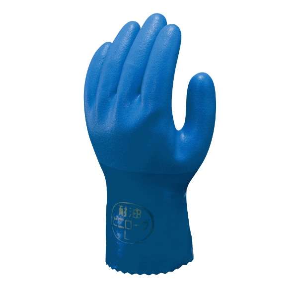 No.650耐油biniro-bu作业用手套LL尺寸蓝色NO650LL《※图片是形象。和实际的商品不一样的》_2