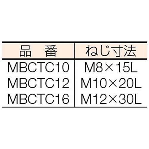 コンパクトトークランプ 75X38．1 MBCTC16 イマオコーポレーション
