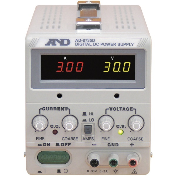 直流安定化電源トラッキング動作可能LEDデジタル表示 AD8735D AD｜エー・アンド・デイ 通販