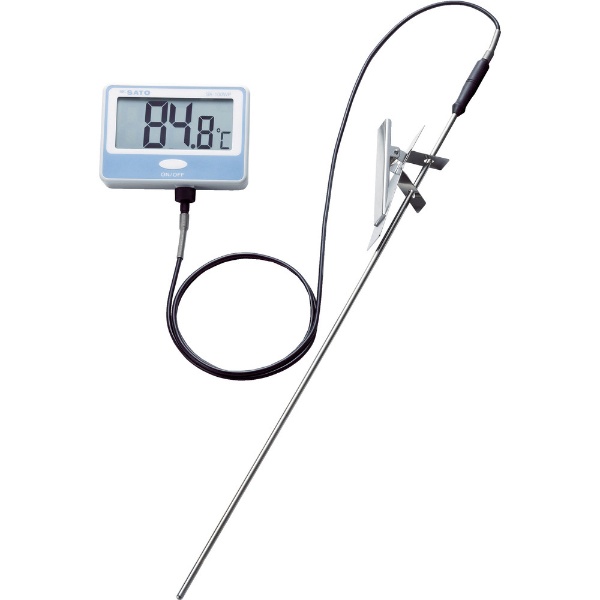 壁掛型防水デジタル温度計（指示計のみ） SK100WP 佐藤計量器製作所